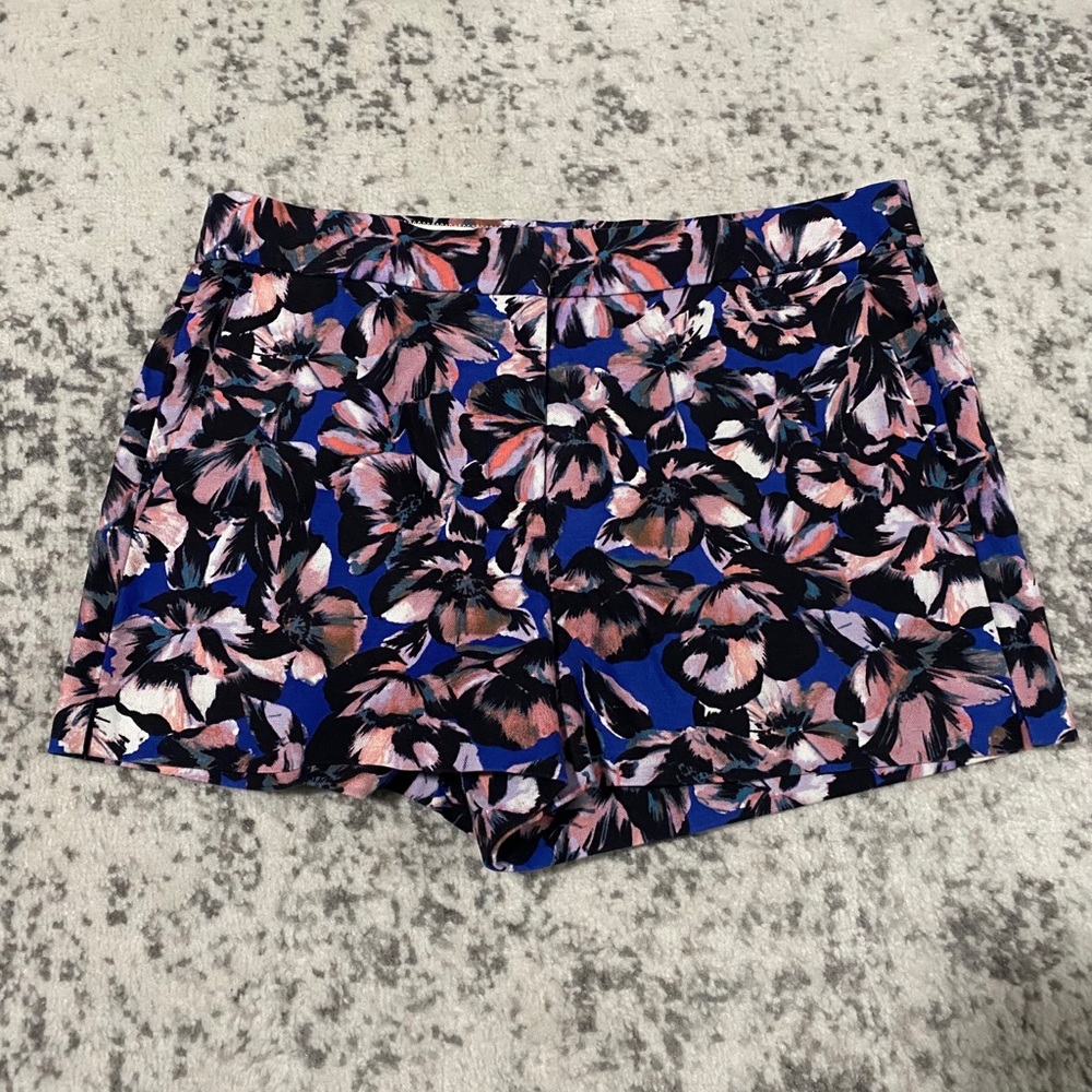 J Crew shorts floral dressy 8